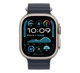 Apple Watch Ultra 2 GPS + Cellular • 49mm Natural Titanium Case • Ocean Navy Band